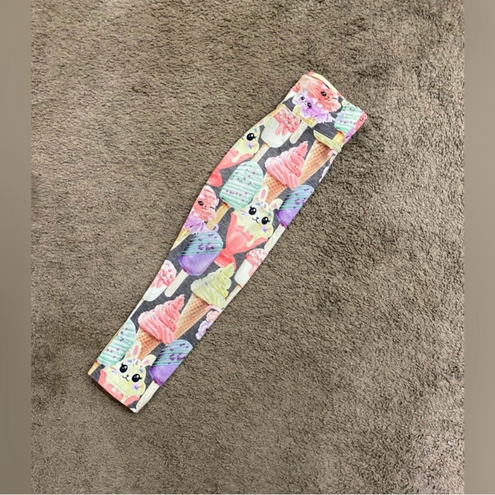 Girls Justice Ice Cream Capri Leggings size 12